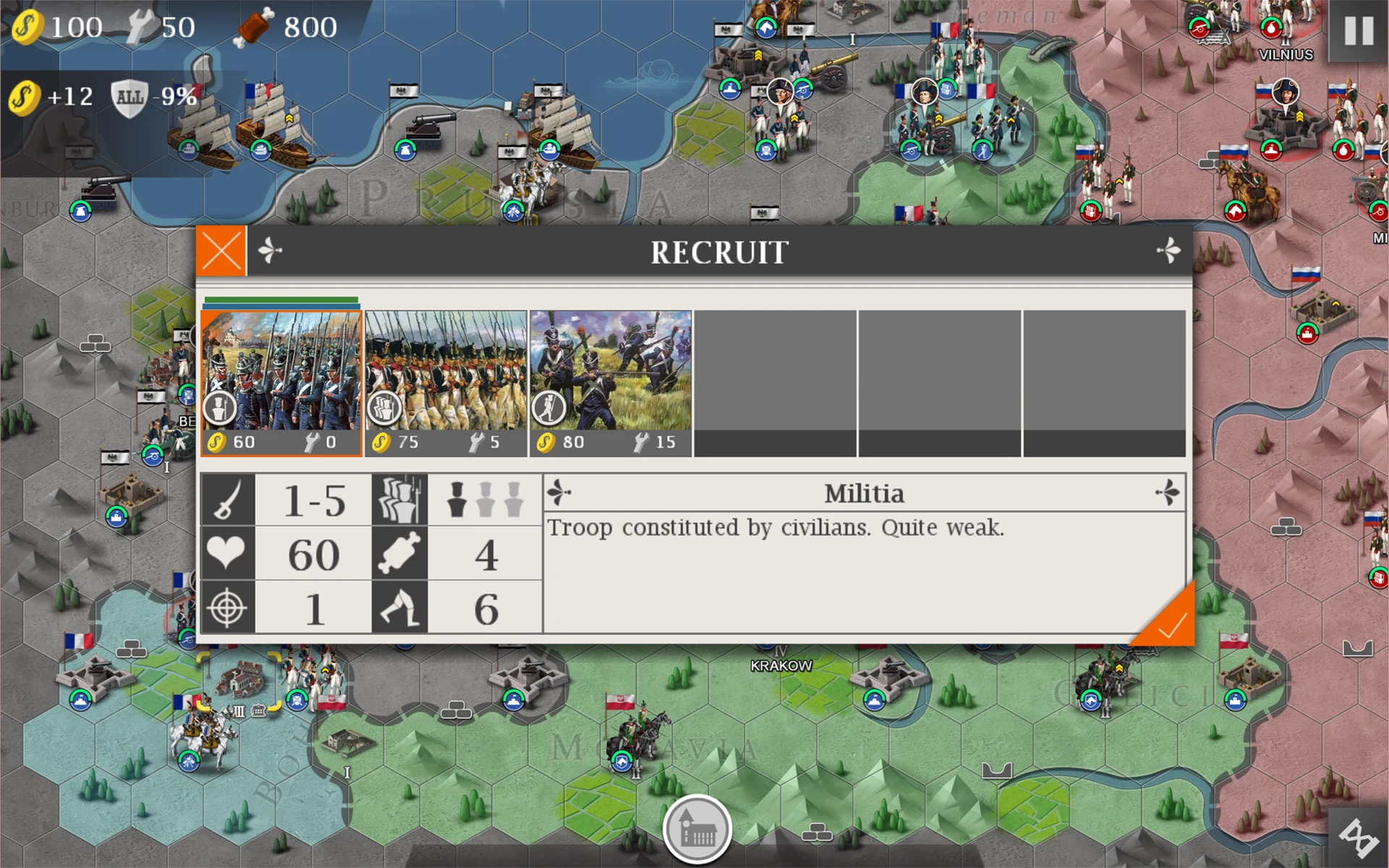 European War 4 : Napoleon screenshot